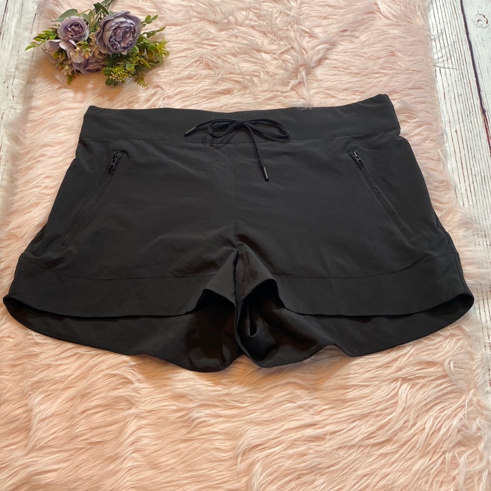 Athleta Black Board Shorts sz 14